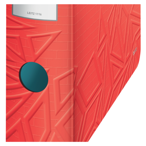 Archivador De Palanca De 180° Active Urban Chic De Leitz Rojo A4 Lomo: 82 Mm.