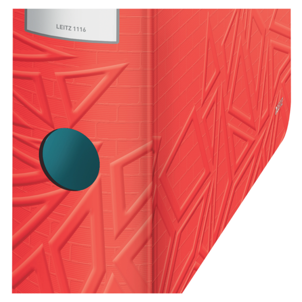 Archivador De Palanca De 180° Active Urban Chic De Leitz Rojo A4 Lomo: 82 Mm.