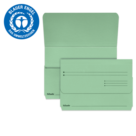 Subcarpetas Pocket Verde Folio