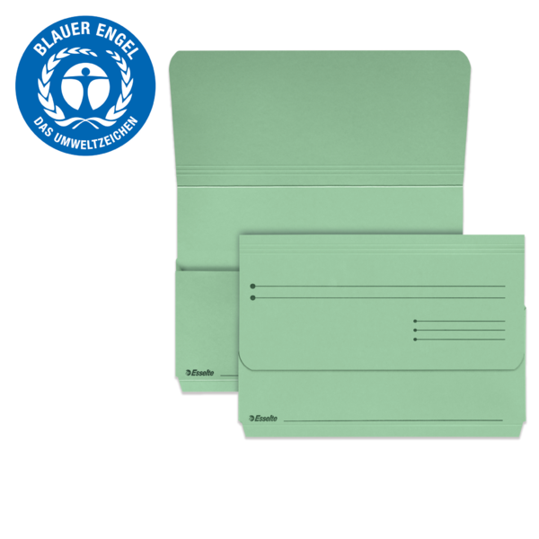 Subcarpetas Pocket Verde Folio