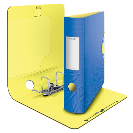 Archivador De Palanca De 180° Active Urban Chic De Leitz Azul A4 Lomo: 82 Mm.