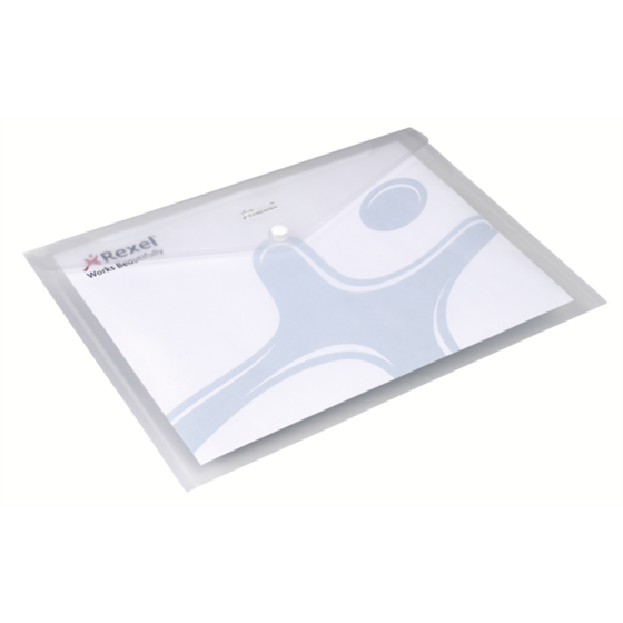 Sobres Broche Rexel Ice A4 Transparente (5) Transparente