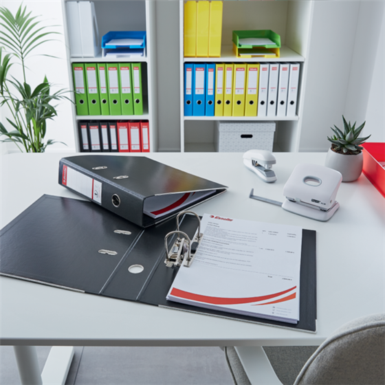 Archivador De Palanca De PP N.º 1 De Esselte Vivida Azul A4 Lomo: 50 Mm.