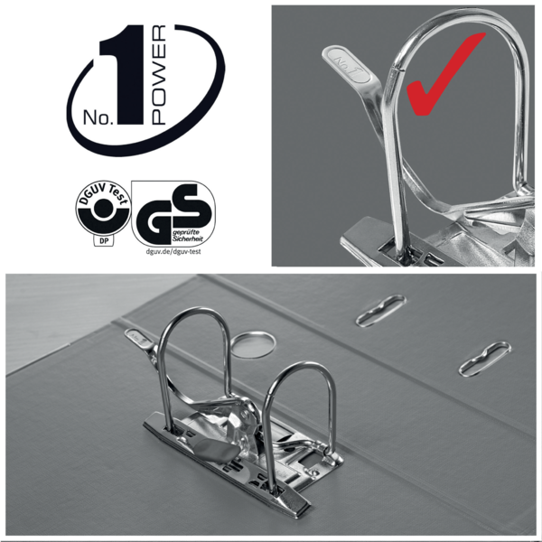 Archivador De Palanca De PP N.º 1 De Esselte Vivida Azul A4 Lomo: 50 Mm.