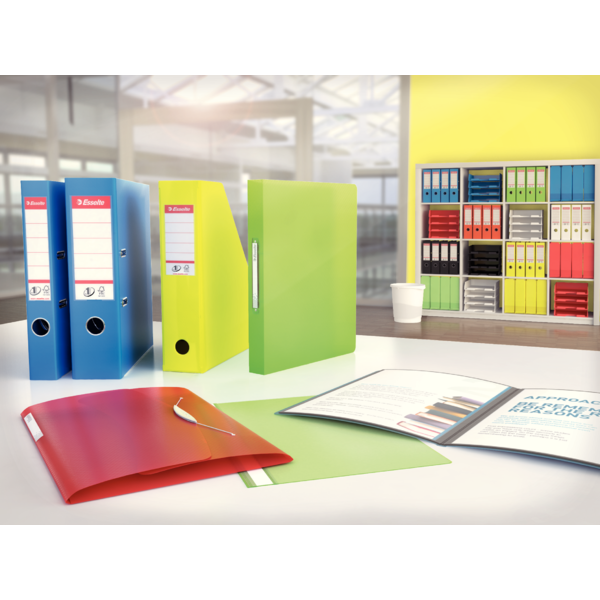 Archivador De Palanca De PP N.º 1 De Esselte Vivida Azul A4 Lomo: 50 Mm.