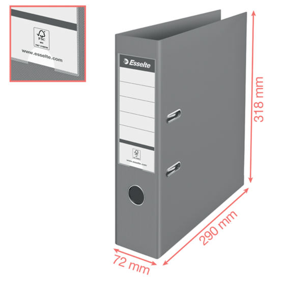 Archivador De Palanca Esselte Colour'Breeze PP Coral A4 Lomo: 75 Mm.