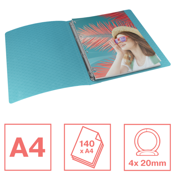Carpeta De 4 Anillas Esselte Colour'Breeze Surtidos