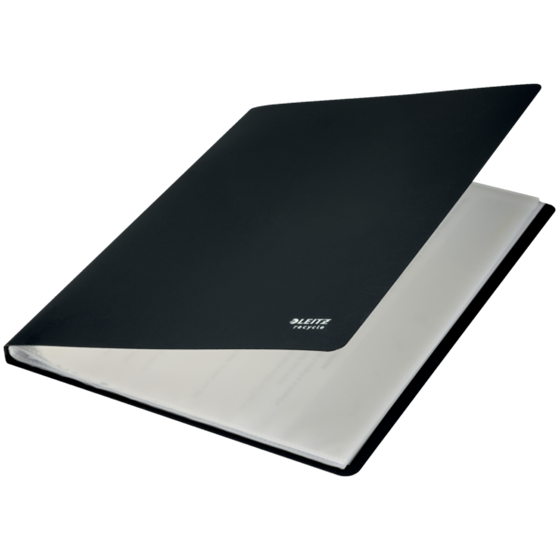 Carpeta De 40 Fundas Leitz Recycle, Co2 Compensado Negro