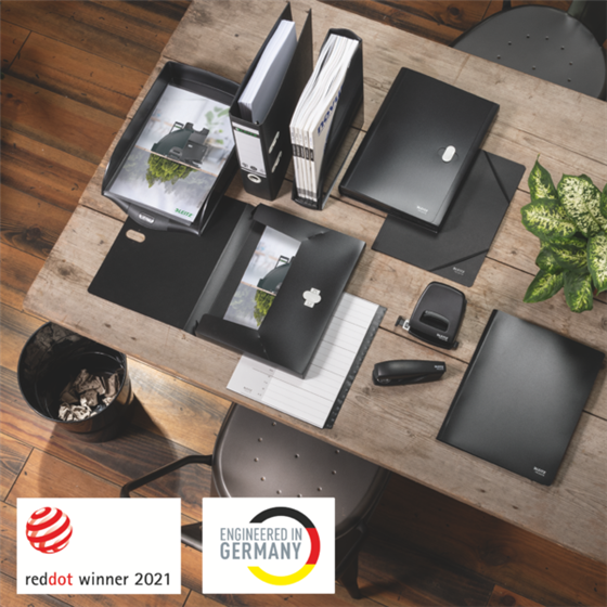 Carpeta De 40 Fundas Leitz Recycle, Co2 Compensado Negro