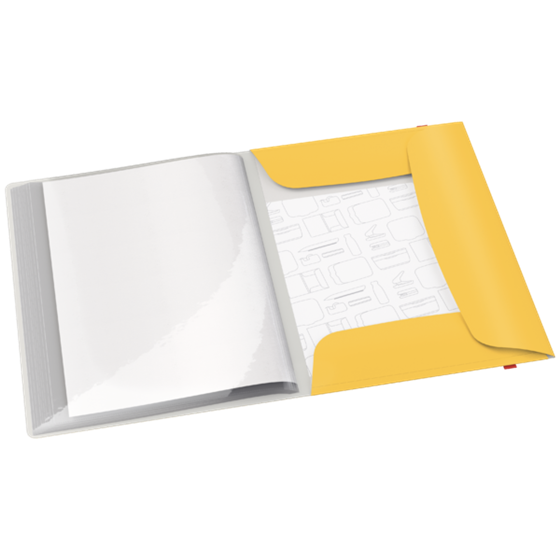 Carpeta De Fundas Portátil Leitz Cosy Plus Amarillo Cálido