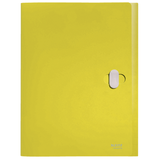 Carpeta De Proyectos Leitz Recycle, Co2 Compensado Amarillo A4