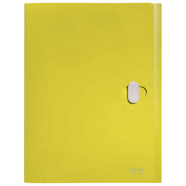 Carpeta De Proyectos Leitz Recycle, Co2 Compensado Amarillo A4