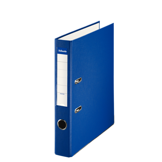 Archivador De Palanca De PP De Plástico Forrado De Esselte Azul Folio Lomo: 50 Mm.