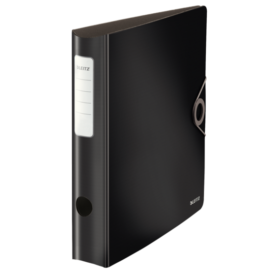 Archivador De Palanca De 180° Active Solid De Leitz Negro A4 Lomo: 65 Mm.