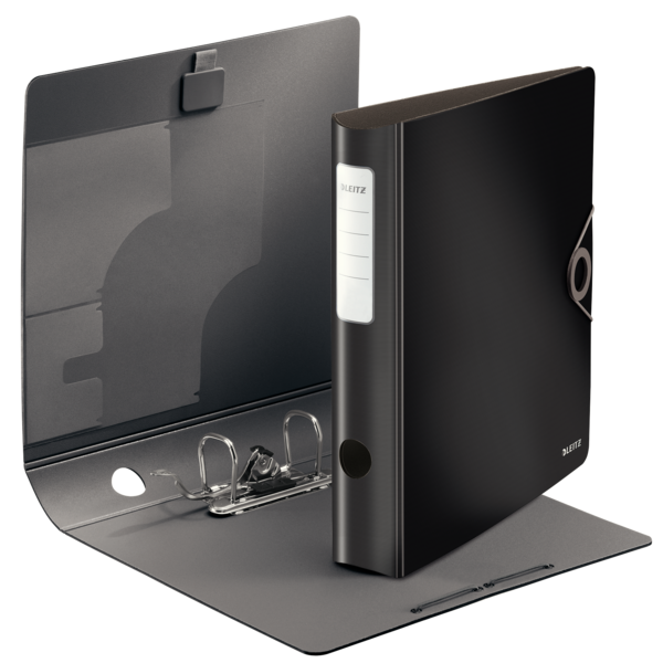 Archivador De Palanca De 180° Active Solid De Leitz Negro A4 Lomo: 65 Mm.