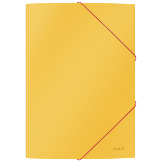 Carpeta 3 Solapas Soft Touch Leitz Cosy De Cartón Amarillo Cálido