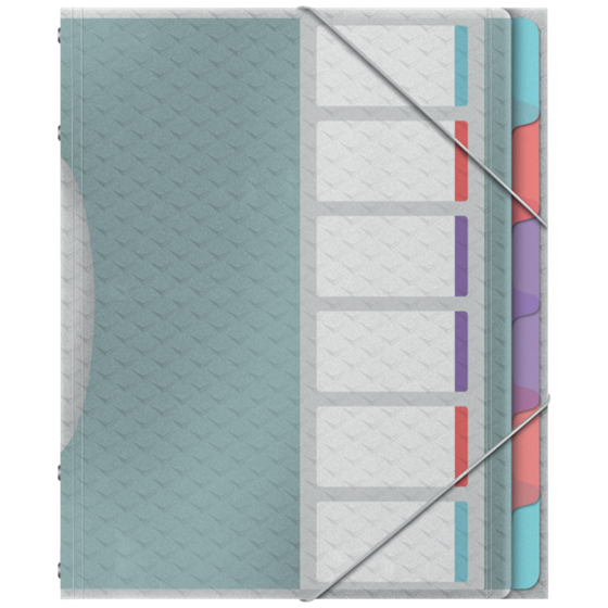 Clasificador Con 6 Pestañas Esselte Colour'Breeze Multicolor A4