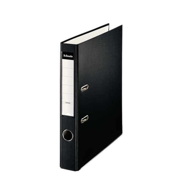 Archivador De Palanca De PP De Plástico Forrado De Esselte Negro A4 Lomo: 50 Mm.