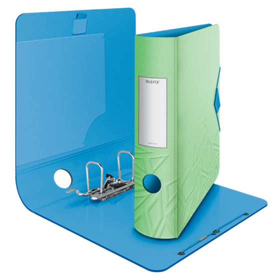 Archivador De Palanca De 180° Active Urban Chic De Leitz Verde A4 Lomo: 82 Mm.