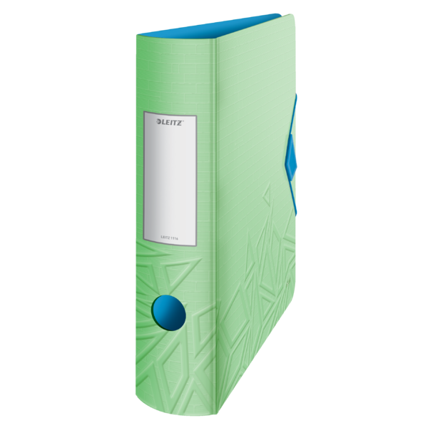 Archivador De Palanca De 180° Active Urban Chic De Leitz Verde A4 Lomo: 82 Mm.