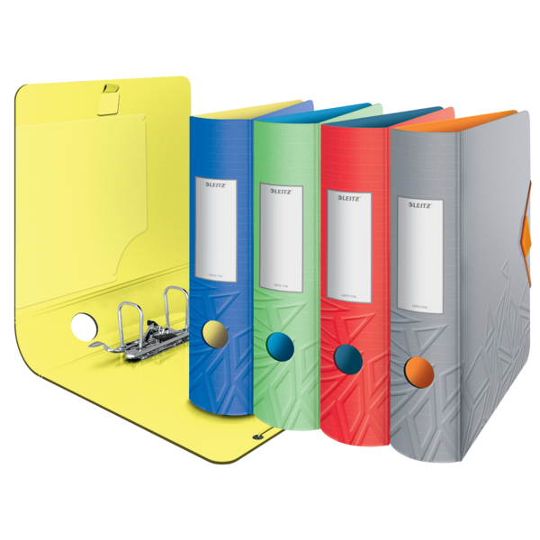 Archivador De Palanca De 180° Active Urban Chic De Leitz Verde A4 Lomo: 82 Mm.