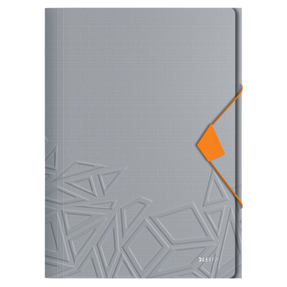 Carpeta Con 3 Solapas Urban Chic De Leitz Gris Oscuro A4