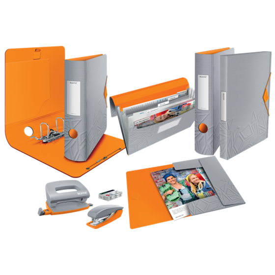 Carpeta Con 3 Solapas Urban Chic De Leitz Gris Oscuro A4