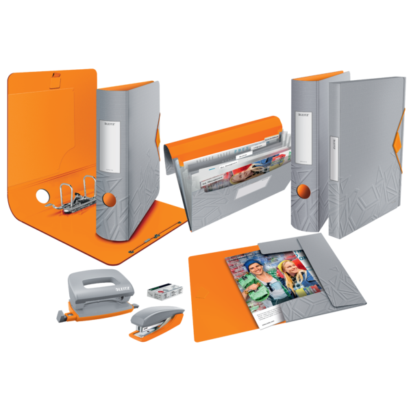 Carpeta Con 3 Solapas Urban Chic De Leitz Gris Oscuro A4