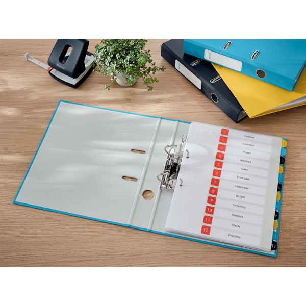 Archivador Leitz 180° Cosy Soft Touch Azul Calma A4 Lomo: 52 Mm.