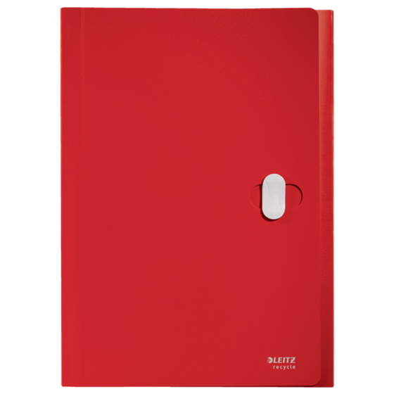 Carpeta Acordeón Leitz Recycle, Co2 Compensado Rojo A4