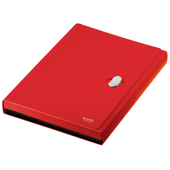 Carpeta Acordeón Leitz Recycle, Co2 Compensado Rojo A4
