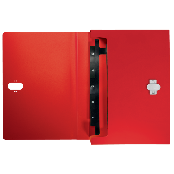 Carpeta Acordeón Leitz Recycle, Co2 Compensado Rojo A4