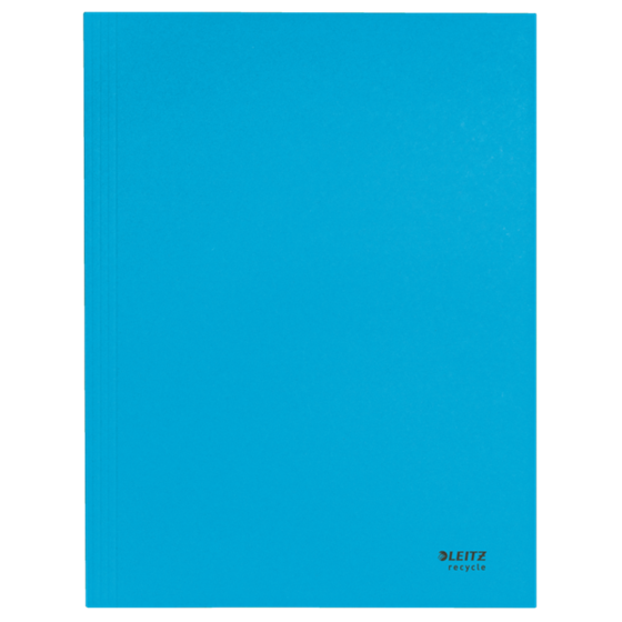 Carpeta De 3 Solapas De Cartón Leitz Recycle, Co2 Compensado Azul