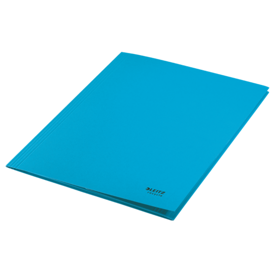 Carpeta De 3 Solapas De Cartón Leitz Recycle, Co2 Compensado Azul
