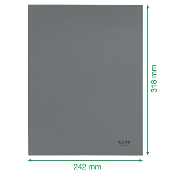 Carpeta De 3 Solapas De Cartón Leitz Recycle, Co2 Compensado Azul