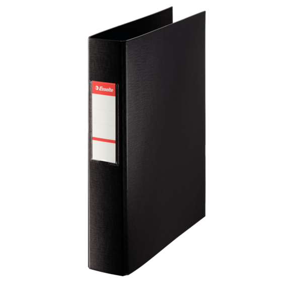 Carpeta De Anillas De Esselte Negro 2 Anillas Mixtas 40 Mm Folio