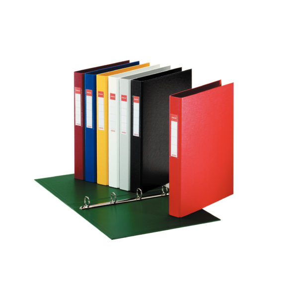 Carpeta De Anillas Esselte Vivida Vivida Negro 4 Anillas Redondas 25 Mm A4