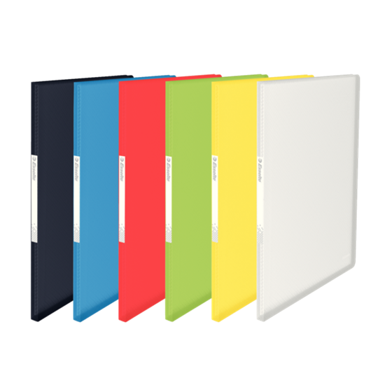 Carpeta De Fundas Vivida De Esselte De Tapas Flexibles, Translúcida Surtidos