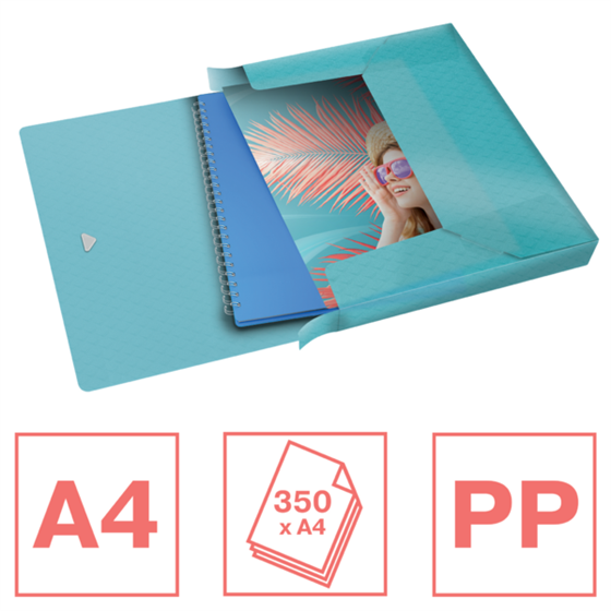 Carpeta De Proyectos Con Capacidad Extra Esselte Colour'Breeze Azul A4