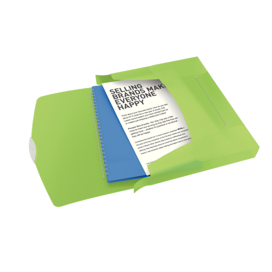 Carpeta De Proyectos Vivida De Esselte, Translúcida Vivida Verde