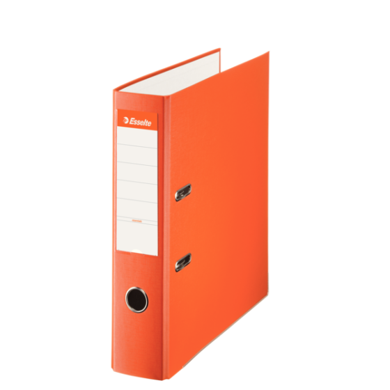 Archivador De Palanca De PP De Plástico Forrado De Esselte Naranja Folio Lomo: 75 Mm.