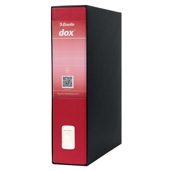 Archivador De Palanca Rexel Dox 2 A4 Color Rojo Rojo