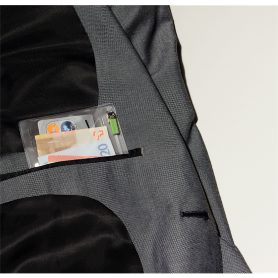 Funda Con Cremallera Traveller Xs Complete De Leitz Transparente