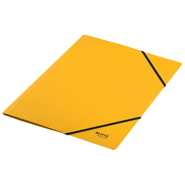 Carpeta De Cartón Con Gomas Leitz Recycle, Co2 Compensado Amarillo
