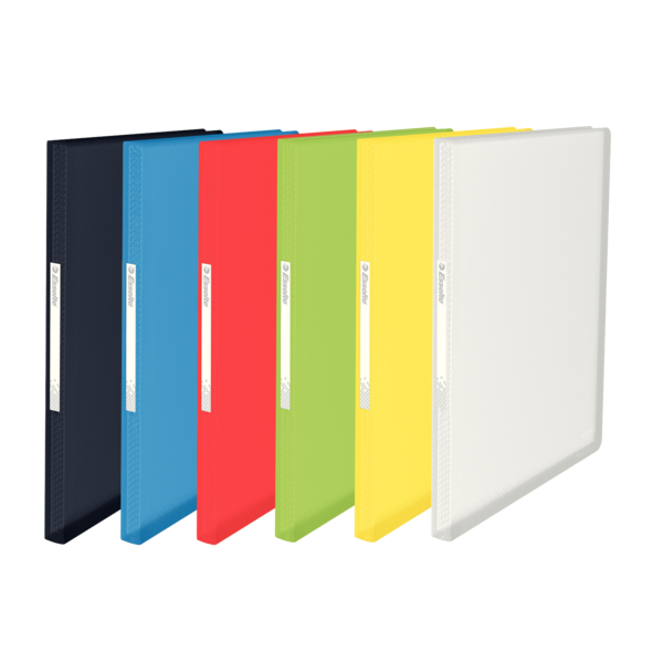 Carpeta De Fundas Vivida De Esselte De Tapas Flexibles, Translúcida Surtidos