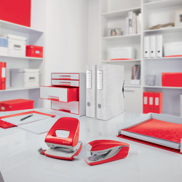 Carpeta Proyectos Wow Leitz Rojo