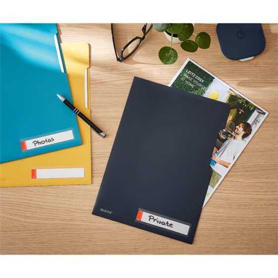 Dosier De Privacidad Leitz Cosy Gris Terciopelo