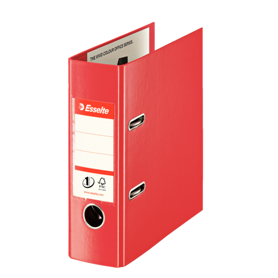Archivador Esselte No.1 Vivida PP A5 Vivida Rojo A5 Lomo: 75 Mm.