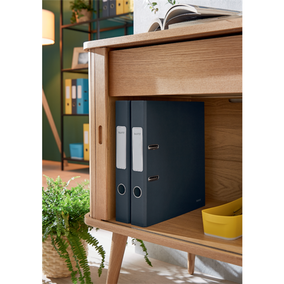 Archivador Leitz 180° Cosy Soft Touch Gris Terciopelo A4 Lomo: 52 Mm.