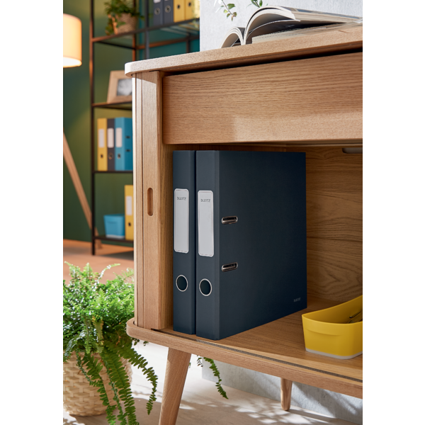 Archivador Leitz 180° Cosy Soft Touch Gris Terciopelo A4 Lomo: 52 Mm.